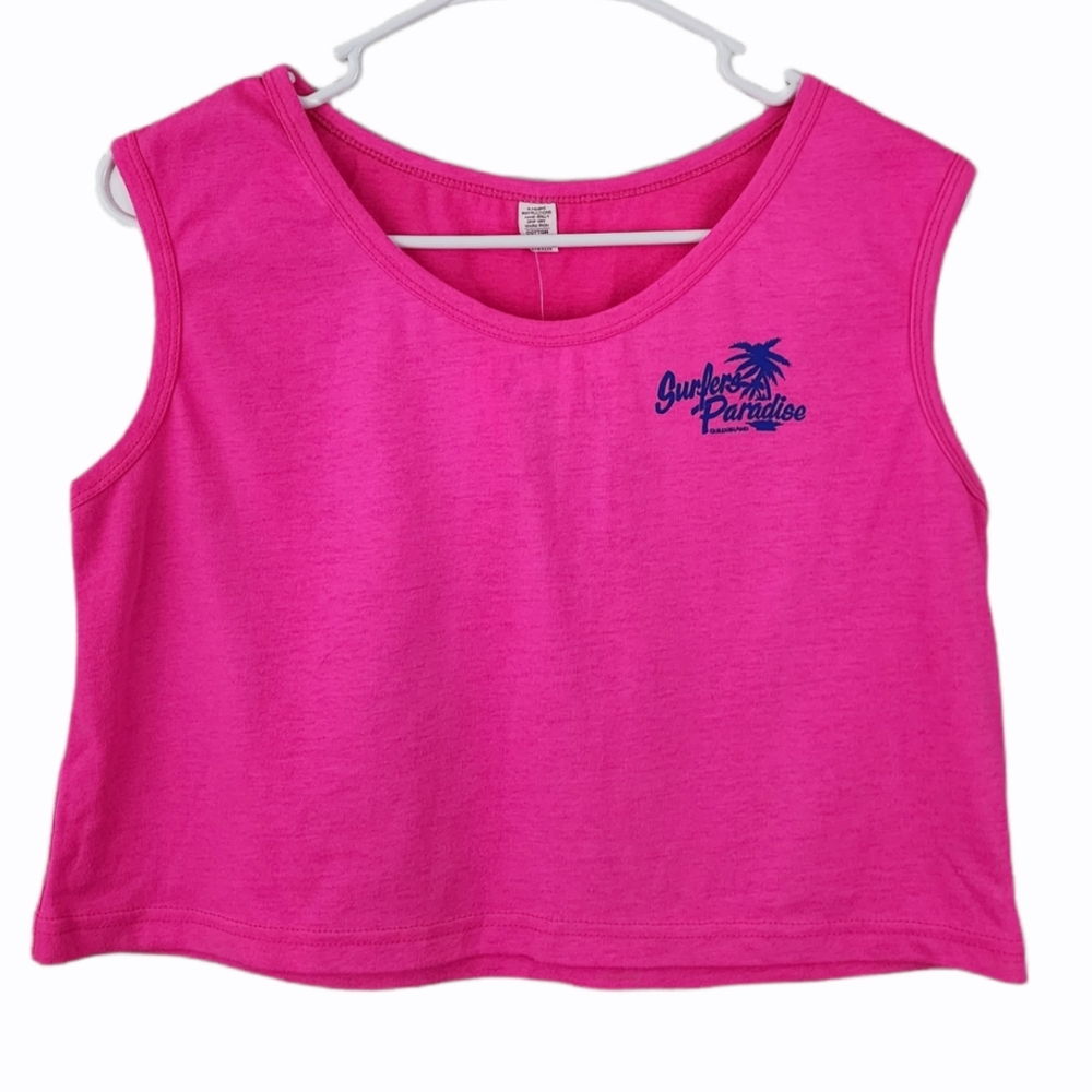 NWT Vintage Surfer Paradise Queensland Crop Top
